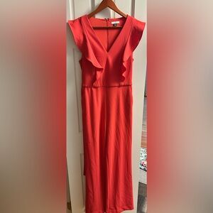 Halston Red Jumpsuit